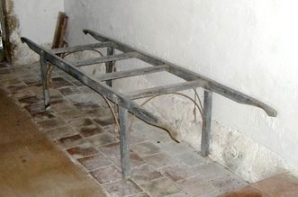 Funeral bier from Snave church